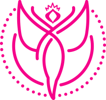 Icon symbol pink timeline